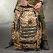 Тактический рюкзак Sahara 50 л с системой крепления Molle и липучкой пиксель 65х45х20 см buy93206bls фото 3