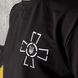 Легкий мужской Свитшот с патриотическим принтом / Кофта свободного кроя черная размер S 1042112594-S фото 8