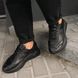 Мужские кожаные Кроссовки Игнис с ортопедической стелькой черные размер 40 00001627-чорнийbls-40 фото 3