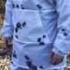 Чоловічий маскувальний Костюм "Пляма" Куртка + Штани / Зимовий водонепроникний Маскхалат білий розмір універсальний  sd1072bls фото 8