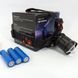 Налобний акумуляторний ліхтар X-Balong XQ-219-HP50 з функцією Power Bank чорний ws44944bls фото 4