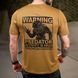 Потоотводная футболка Oblivion Tactical с принтом Predator койот размер XL buy92193bls-XL фото 6
