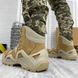 Кожаные мужские Ботинки Vaneda с мембраной и системой поглощения нагрузок / Легкие Берцы койот размер 40 15722bls-40 фото 3