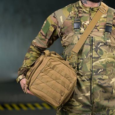 Тактическая сумка с системой крепления Molle койот 37х26х20&nbsp;см buy94057bls фото