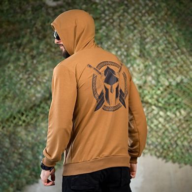 Худі Spartan з принтом на грудях та спині койот розмір M buy93392bls-M фото