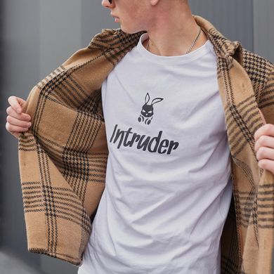 Мужская стильная Рубашка Intruder на пуговицах с карманами светло-коричневая в клетку размер S 1247412111bls-S фото