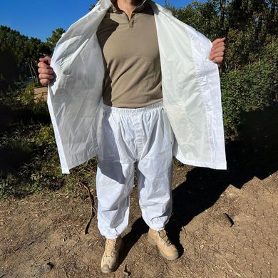 Мужской маскировочный Костюм Apline Куртка + Брюки / Зимний водонепроницаемый Маскхалат белый размер универсальный 48-60 sd1070bls фото