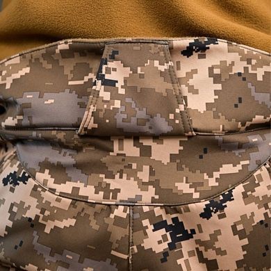 Тактичні штани KMS Kord SoftShell на флісі піксель розмір S 50821bls-S фото