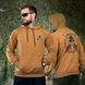 Худі Spartan з принтом на грудях та спині койот розмір M buy93392bls-M фото 1