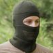 Вязаная зимняя Шапка-балаклава с отверстиями для Дыхания олива размер универсальный kib11900bls фото