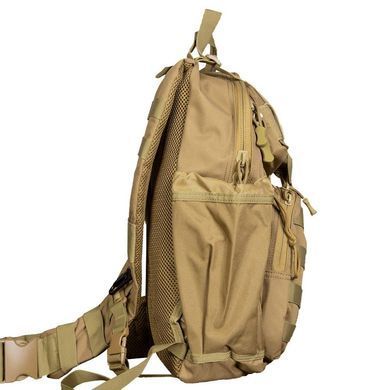 Однолямковий рюкзак Camotec Tactical City Bag Oxford з системою кріплення Molle койот 42х26х17 см cmt6667bls фото