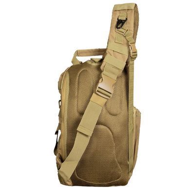 Однолямковий рюкзак Camotec Tactical City Bag Oxford з системою кріплення Molle койот 42х26х17 см cmt6667bls фото