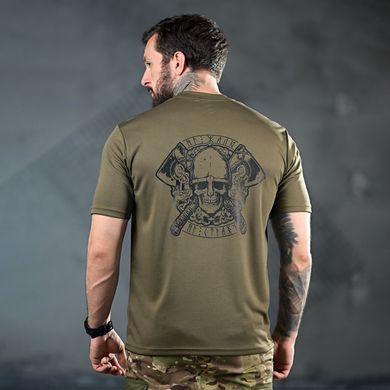 Потоотводная футболка Sparta с принтом Ни жалости ни страха олива размер S buy93183bls-S фото