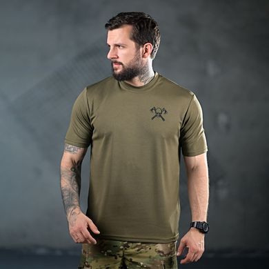 Потоотводная футболка Sparta с принтом Ни жалости ни страха олива размер S buy93183bls-S фото
