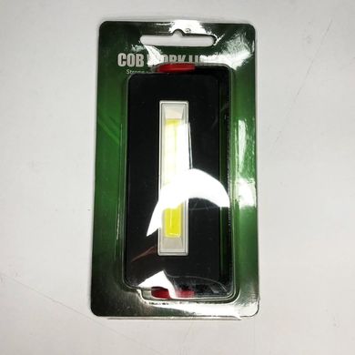 Ручний Міні - Прожектор COB з магнітом / Яскравий ліхтарик на батарейках чорний ws35231bls фото