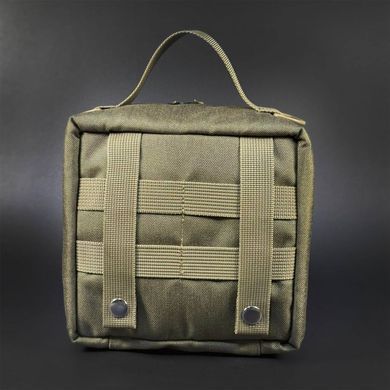 Тактичний набір посуду для однієї особи у підсумку Grand Tactic Nomad олива 22x22х8см gt50450bls-олива фото