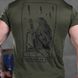 Потоотводящая мужская футболка Odin coolmax с принтом "Welcome to hеll" олива размер M buy85506bls-M фото 5