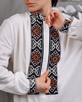 Женская Вышиванка штапель белая размер S buy92613bls-S фото