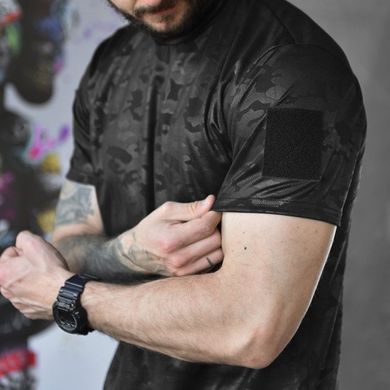 Чоловічий літній комплект Coolmax футболка + шорти чорний мультикам розмір S buy87300bls-S фото