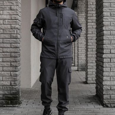 Мужская Форма Intruder Easy Softshell Куртка с капюшоном + Брюки серая размер S 1617529655bls-S фото