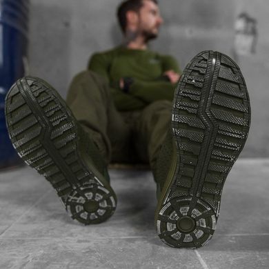 Ультралегкі чоловічі Кросівки з вентиляційними вставками олива розмір 40 15168bls-40 фото