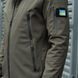 Куртка Pobedov Motive Softshell + Подарок шеврон Флаг Украины олива размер S OWku1 366khbls-S фото 4