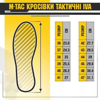 Тактические кроссовки M-Tac Iva Black размер 38 30804002-38 фото