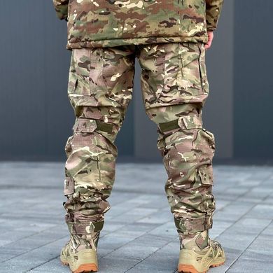 Мужские Утепленные Штаны с отсеками для налокотников / Демисезонные Брюки Grifon мультикам размер S for00738bls-S фото