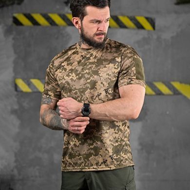 Потовідвідна футболка з липучками під шеврони піксель розмір L buy92079bls-L фото