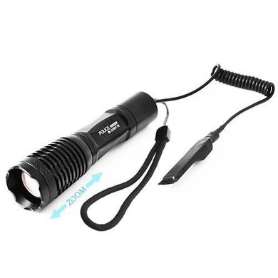Ручний акумуляторний Ліхтарик Bailong Police BL-Q1837-T6 з функцією зуму та дальністю освітлення до 700м чорний ws29584bls фото
