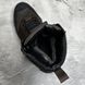 Зносостійкі чоловічі берці із натуральної шкіри з хутряною підкладкою / Зимові черевики Gladiator у коричневому кольорі з тризубом розмір 40 БРЦ-2/3053 Кор Sh-40 фото 3