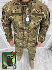 Мужская зимняя Куртка Single Sword + Подарок Грелка для мгновенного согревания до +90 °C / Утепленный Бушлат SoftShell на флисе мультикам размер S 13054bls-S фото