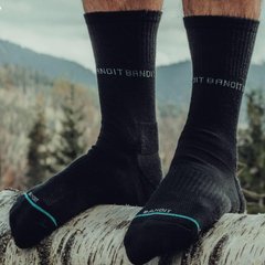 Чоловічі Термошкарпетки "К2" до - 20 °C / Теплі трекінгові носки чорні розмір 40-42 for00032bls-40-42 фото