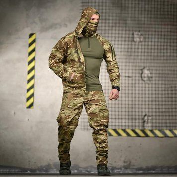 Тактичний костюм 4в1 Kriptek Куртка з капюшоном та Убакс + Штани і Балаклава мультикам розмір S buy95596bls-S фото