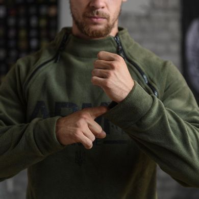 Чоловічий флісовий Убакс з принтом " Army" / Щільна Фліска олива розмір S buy60455bls-S фото