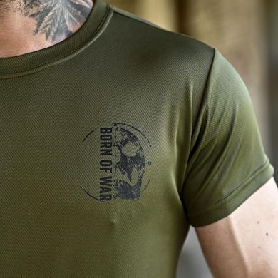 Потовідвідна футболка Born of War з принтом Welcome to Ukraine олива розмір S buy96459bls-S фото