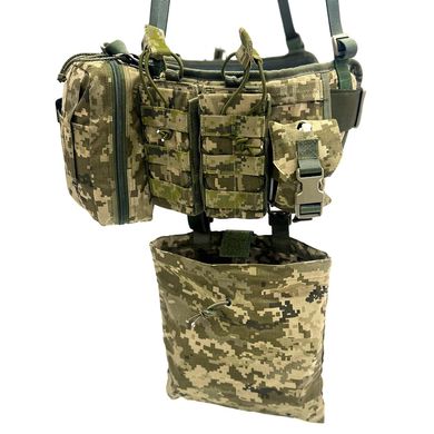 РПС с подсумками и креплением Molle / Разгрузочный пояс "Краш" Cordura 1000D пиксель размер L bkr909592bls-L фото