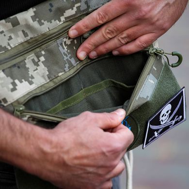 Тактична cумка через плече Cordura піксель 30х24 см ws55928bls фото