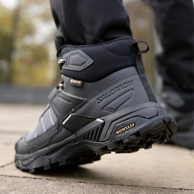 Термо черевики Salomon Quest Roam утеплені хутром чорні з сірим розмір 41 buy94625bls-41 фото