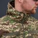 Чоловіча Водовідштовхуюча Куртка Хижак Military "Soft Shell" з капюшоном камуфляжна розмір S bkrM-15blsк-S фото 10