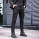 Чоловічі штани карго Pobedov Trousers Tactical бавовна на флісі чорні розмір S pobPNcr1424babls-S фото 1