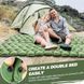 Надувной туристический матрас Sleeping Pad зеленый 190&times;60 см skl7021bls фото 7