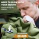 Надувной туристический матрас Sleeping Pad зеленый 190&times;60 см skl7021bls фото 5
