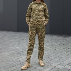 Женская форма китель + брюки рип-стоп / Уставной костюм пиксель размер 2XS bkr988561bls-2XS фото