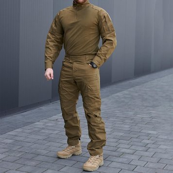 Мужской костюм Tactical Group Gen 5 рип-стоп убакс + штаны койот размер S bkr335049bls-S фото