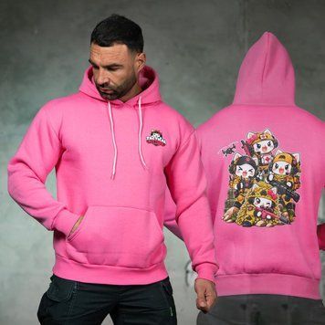 Худі Genesis Tactical Kittens утеплене флісом з принтом рожеве розмір M buy97644bls-M фото