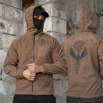 Кофта Born of War з принтом Руни койот розмір S buy97491bls-S фото
