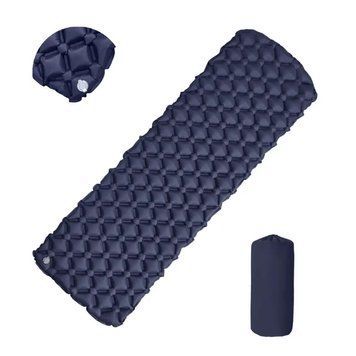 Надувной туристический матрас Sleeping Pad синий 190&times;60 см skl7022bls фото