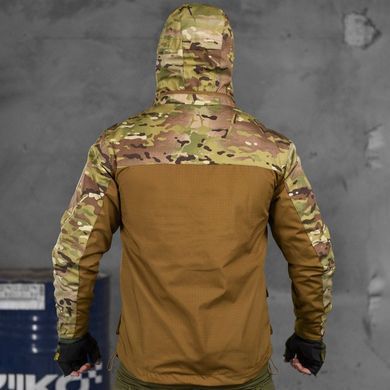Чоловіча куртка демісезонна ріп-стоп "7.62 tactical combo" зі знімним капюшоном мультикам койот розмір S buy85815bls-S фото