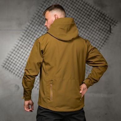Куртка 7.62 Tactical Darmamu Softshell з велкро на рукавах койот розмір S buy97222bls-S фото